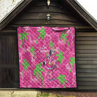 Aloha Hawaii Christmas Quilt Mele Kalikimaka Chill Flamingo Palaka Quilt Motifs LT14 - Polynesian Pride