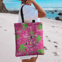 Aloha Hawaii Christmas Tote Bag Mele Kalikimaka Chill Flamingo Palaka Quilt Motifs LT14 - Polynesian Pride