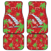 Aloha Hawaii Christmas Car Mats Mele Kalikimaka Windsurfing Santa Palaka Quilt Motifs LT14 - Polynesian Pride