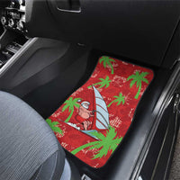 Aloha Hawaii Christmas Car Mats Mele Kalikimaka Windsurfing Santa Palaka Quilt Motifs LT14 - Polynesian Pride