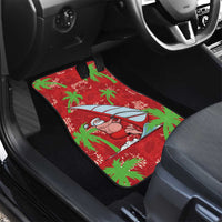 Aloha Hawaii Christmas Car Mats Mele Kalikimaka Windsurfing Santa Palaka Quilt Motifs LT14 - Polynesian Pride