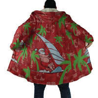 Aloha Hawaii Christmas Cloak Mele Kalikimaka Windsurfing Santa Palaka Quilt Motifs LT14 - Polynesian Pride
