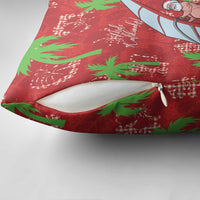 Aloha Hawaii Christmas Pillow Cover Mele Kalikimaka Windsurfing Santa Palaka Quilt Motifs LT14 - Polynesian Pride