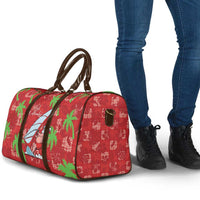 Aloha Hawaii Christmas Travel Bag Mele Kalikimaka Windsurfing Santa Palaka Quilt Motifs LT14 - Polynesian Pride