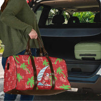 Aloha Hawaii Christmas Travel Bag Mele Kalikimaka Windsurfing Santa Palaka Quilt Motifs LT14 - Polynesian Pride