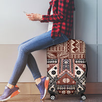 Bula Fiji Luggage Cover Unique Masi Tapa Pattern LT14
