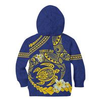 Te Vaiaho o te Gagana Tokelau Kid Hoodie Polynesian Turtle - Malo Ni! LT14 - Polynesian Pride