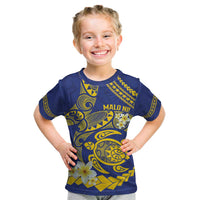 Te Vaiaho o te Gagana Tokelau Kid T Shirt Polynesian Turtle - Malo Ni!