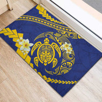 Te Vaiaho o te Gagana Tokelau Rubber Doormat Polynesian Turtle - Malo Ni!