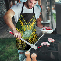 Avaiki Cook Islands Rugby Apron Kuki Airani Tatau Black - Polynesian Pride