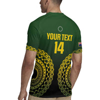 Custom Avaiki Cook Islands Rugby Rugby Jersey Kuki Airani Tatau Black - Polynesian Pride