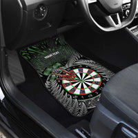 Personalised New Zealand Darts Car Mats Dartboard Maori Fern Puhoro Art LT14 - Polynesian Pride