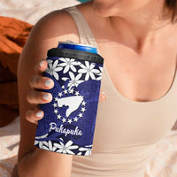 Personalised Cook Islands Pukapuka 4 in 1 Can Cooler Tumbler Tiare Maori Polynesian Waves Tattoo LT14 - Polynesian Pride