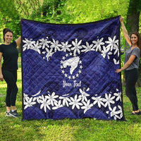 Personalised Cook Islands Pukapuka Quilt Tiare Maori Polynesian Waves Tattoo