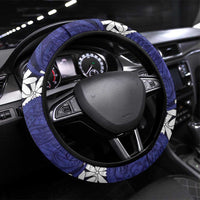 Cook Islands Pukapuka Steering Wheel Cover Tiare Maori Polynesian Waves Tattoo
