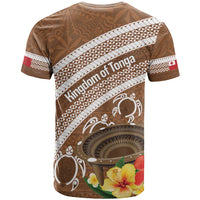Kingdom Of Tonga Emancipation Day T Shirt Tongan Ngatu With Kumete Brown LT14 - Polynesian Pride