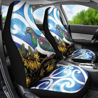 Kekeru New Zealand Matariki Car Seat Cover Kukupa Kowhai Maori New Year Blue Version LT14 - Polynesian Pride