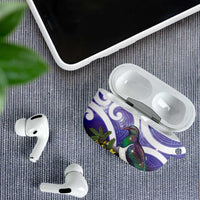 Kekeru New Zealand Matariki AirPods Case Kukupa Kowhai Maori New Year Purple Version LT14 - Polynesian Pride