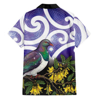 Kekeru New Zealand Matariki Family Matching Mermaid Dress and Hawaiian Shirt Kukupa Kowhai Maori New Year Purple Version LT14 - Polynesian Pride