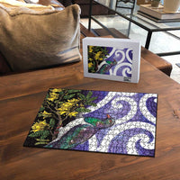 Kekeru New Zealand Matariki Puzzle Kukupa Kowhai Maori New Year Purple Version LT14 - Polynesian Pride