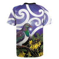 Kekeru New Zealand Matariki Rugby Jersey Kukupa Kowhai Maori New Year Purple Version LT14 - Polynesian Pride