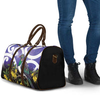 Kekeru New Zealand Matariki Travel Bag Kukupa Kowhai Maori New Year Purple Version LT14 - Polynesian Pride