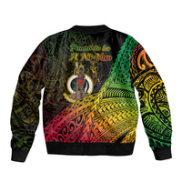 Polynesian Pride Vanuatu Bomber Jacket Proud To Be A Ni-Van LT14 - Polynesian Pride