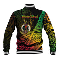 Personalised Vanuatu Baseball Jacket Proud To Be A Ni-Van LT14 - Polynesian Pride