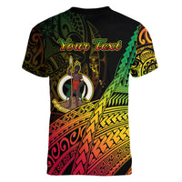 Personalised Vanuatu Women V Neck T Shirt Proud To Be A Ni-Van LT14 - Polynesian Pride