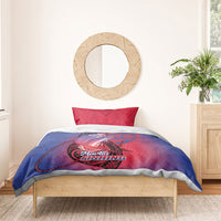 Guam Blue Marlin Fishing Bedding Set Guahan Fish Hook Tattoo LT14 - Polynesian Pride
