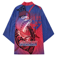 Guam Blue Marlin Fishing Kimono Guahan Fish Hook Tattoo