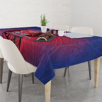Guam Blue Marlin Fishing Tablecloth Guahan Fish Hook Tattoo LT14 - Polynesian Pride