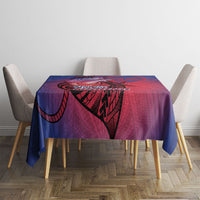 Guam Blue Marlin Fishing Tablecloth Guahan Fish Hook Tattoo LT14 - Polynesian Pride