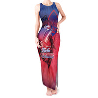 Guam Blue Marlin Fishing Tank Maxi Dress Guahan Fish Hook Tattoo