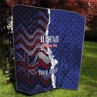 Personalized Hawaii Statehood Day Quilt 66th Anniversary - Polynesian Pride
