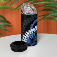Polu Aloha Hawaii Lei 4 in 1 Can Cooler Tumbler Tropical Flowers Elegant Vibe LT14 - Polynesian Pride