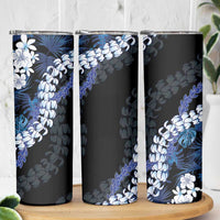 Polu Aloha Hawaii Lei Skinny Tumbler Tropical Flowers Elegant Vibe LT14 - Polynesian Pride