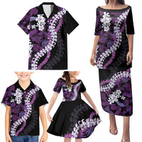 Poni Aloha Hawaii Lei Family Matching Puletasi and Hawaiian Shirt Tropical Flowers Elegant Vibe LT14 - Polynesian Pride