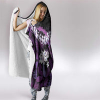 Poni Aloha Hawaii Lei Hooded Blanket Tropical Flowers Elegant Vibe - Polynesian Pride