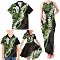 Omaomao Aloha Hawaii Lei Family Matching Tank Maxi Dress and Hawaiian Shirt Tropical Flowers Elegant Vibe LT14 - Polynesian Pride