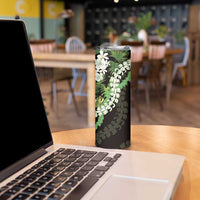 Omaomao Aloha Hawaii Lei Skinny Tumbler Tropical Flowers Elegant Vibe LT14 - Polynesian Pride