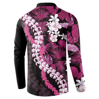 Akala Aloha Hawaii Lei Button Sweatshirt Tropical Flowers Elegant Vibe - Polynesian Pride