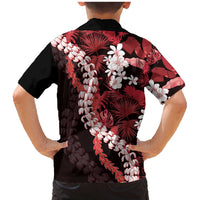 Ulaula Aloha Hawaii Lei Family Matching Mermaid Dress and Hawaiian Shirt Tropical Flowers Elegant Vibe LT14 - Polynesian Pride