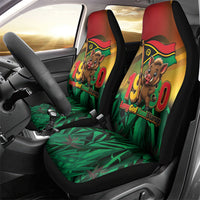 Vanuatu Independence Day Car Seat Cover Chibi Boar Proud To Be A Ni-Van LT14 - Polynesian Pride