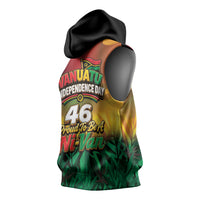 Vanuatu Independence Day Sleeveless Hoodie Chibi Boar Proud To Be A Ni-Van LT14 - Polynesian Pride