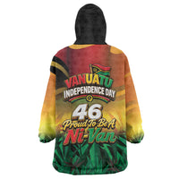 Vanuatu Independence Day Wearable Blanket Hoodie Chibi Boar Proud To Be A Ni-Van LT14 - Polynesian Pride
