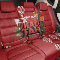Tonga Rugby Custom Back Car Seat Cover 2026 Go Ikale Tahi Ngatu Pattern LT14 - Polynesian Pride
