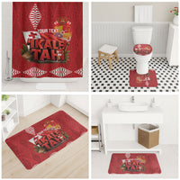 Tonga Rugby Custom Bathroom Set 2026 Go Ikale Tahi Ngatu Pattern LT14 - Polynesian Pride