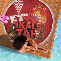 Tonga Rugby Custom Beach Blanket 2026 Go Ikale Tahi Ngatu Pattern LT14 - Polynesian Pride