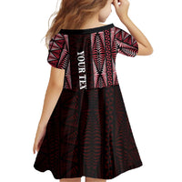 Tonga Rugby Personalised Family Matching Mermaid Dress and Hawaiian Shirt 2025 Mate Maa Tonga Ngatu Motif LT14 - Polynesian Pride